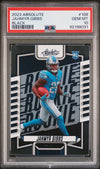 Graded 2023 Panini Absolute Jahmyr Gibbs #108 Black Rookie RC Football Card PSA 10 Gem Mint