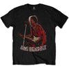 Jimi Hendrix Orange Kaftan [T-Shirt] by Rock Band Apparel