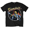 Jimi Hendrix Script Circle [T-Shirt] by Rock Band Apparel