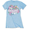 John Lennon Rainbows, Love & Peace [T-Shirt] by Rock Band Apparel