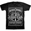 Johnny Cash Music Rebel [T-Shirt] by Rock Band Apparel