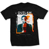 Johnny Cash Outlaw Photo [T-Shirt] by Rock Band Apparel