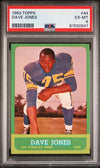 Graded 1963 Topps Dave Deacon Jones #44 Rookie RC Football Card PSA 6 EX-MT