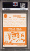 Graded 1963 Topps Dave Deacon Jones #44 Rookie RC Football Card PSA 6 EX-MT