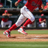 "Chicago" Jordan 1 Retro Cleats by Stadium Custom Kicks