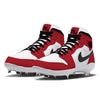 "Chicago" Jordan 1 Retro Cleats by Stadium Custom Kicks