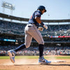 "University Blue" Jordan 1 Retro Cleats by Stadium Custom Kicks