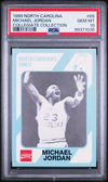 Graded 1989 North Carolina Collegiate Collection Michael Jordan #65 Basketball Card PSA 10 Gem Mint