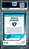 Graded 2024 Panini Donruss Optic Brock Bowers #215 Purple Shock Rookie RC Football Card PSA 10 Gem Mint by Hall of Fame Sports Memorabilia