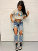 Just a Little Wild Aztec Graphic T-shirt by Wild Junkie