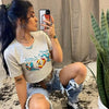 Just a Little Wild Aztec Graphic T-shirt by Wild Junkie
