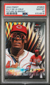 Graded 2024 Topps Finest Elly De La Cruz #FSB20 Future So Bright Rookie RC Baseball Card PSA 10 Gem Mint