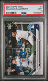 Graded 2025 Topps Now Yoshinobu Yamamoto/Shota Imanga #2 Baseball Card PSA 9 Mint