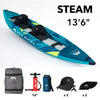 Aqua Marina STEAM 13'6" Inflatable Versatile/Whitewater Kayak