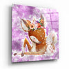 Gazelle And Rabbit Glass Wall Art by Insigneart USA
