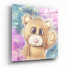 Teddy Bear Glass Wall Art by Insigneart USA