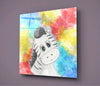 Zebra Glass Wall Art by Insigneart USA