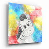 Zebra Glass Wall Art by Insigneart USA