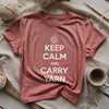Keep Calm Carry Yarn T-shirt by YarnMerch
