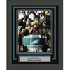 Framed Autographed/Signed Jason Kelce Super Bowl Parade Speech Mummers Philadelphia Eagles 8x10 Football Photo PSA/DNA COA