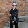 KIDS FLIP SIDE FLANNEL by LITTLE RAD THINGS