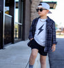KIDS FLIP SIDE FLANNEL by LITTLE RAD THINGS