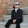 KIDS FLIP SIDE FLANNEL by LITTLE RAD THINGS