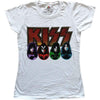 Kiss Logo, Faces & Icons [T-Shirt] by Rock Band Apparel