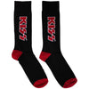 Kiss Red Logo [Socks] by Rock Band Apparel