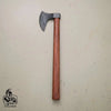 Damascus Steel Scandinavian Working Bearded Axe with Crescent Edge | JW SteelCrafts by JW SteelCrafts