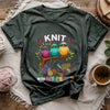 Knit W/ My Peeps T-shirt by YarnMerch