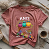 Knit W/ My Peeps T-shirt by YarnMerch
