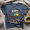 Knit W/ My Peeps T-shirt by YarnMerch