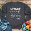 Knitrovert Sweatshirt by YarnMerch