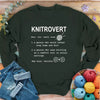 Knitrovert Sweatshirt by YarnMerch