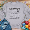 Knitrovert Sweatshirt by YarnMerch