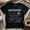 Knitrovert T-shirt by YarnMerch