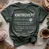 Knitrovert T-shirt by YarnMerch