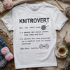 Knitrovert T-shirt by YarnMerch