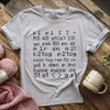 Knitting Code T-shirt by YarnMerch