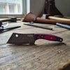 Ko-Bunka Knife Damascus Steel, Reverse Tanto by JW SteelCrafts