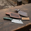 Ko-Bunka Knife Damascus Steel, Reverse Tanto by JW SteelCrafts