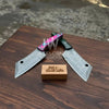 Ko-Bunka Knife Damascus Steel, Reverse Tanto by JW SteelCrafts