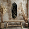 Golden Waves Glass Wall Art by Insigneart USA