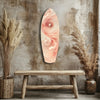 Pinky Swirl Glass Wall Art by Insigneart USA