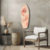 Pinky Swirl Glass Wall Art by Insigneart USA