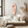 Pinky Swirl Glass Wall Art by Insigneart USA