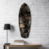 Golden Circles Glass Wall Art by Insigneart USA