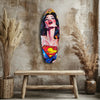 Supergirl Glass Wall Art by Insigneart USA