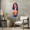 Supergirl Glass Wall Art by Insigneart USA